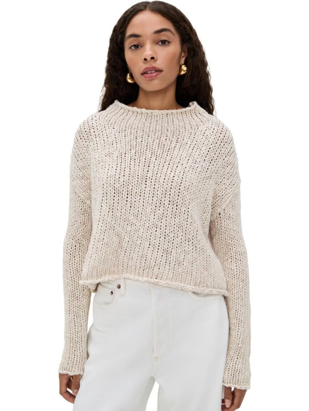 Cozy Women's Opal Knit Sweater - Soft, Stylish, Perfect for Layering
